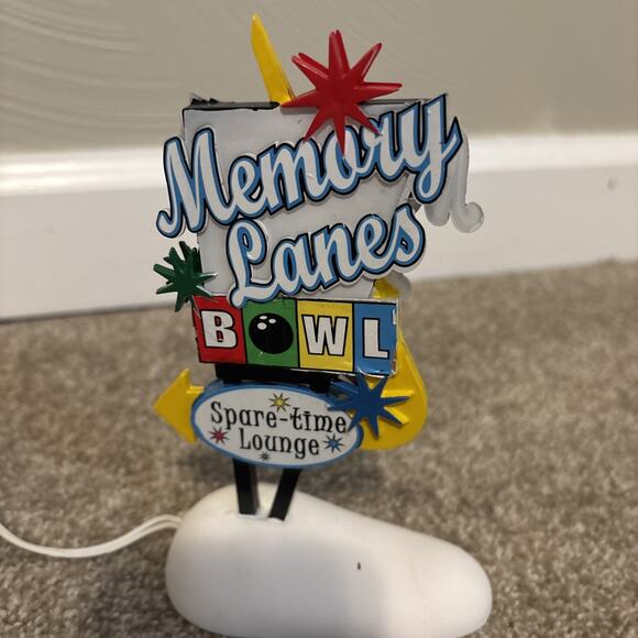 Dept. 56 Snow Village Memory Lanes Bowl - Picture 3 of 16